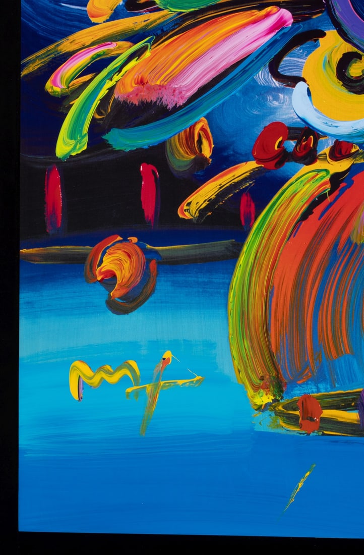 PETER MAX (BORN 1937) OFFSET LITHOGRAPH WITH ACRYLIC - 6