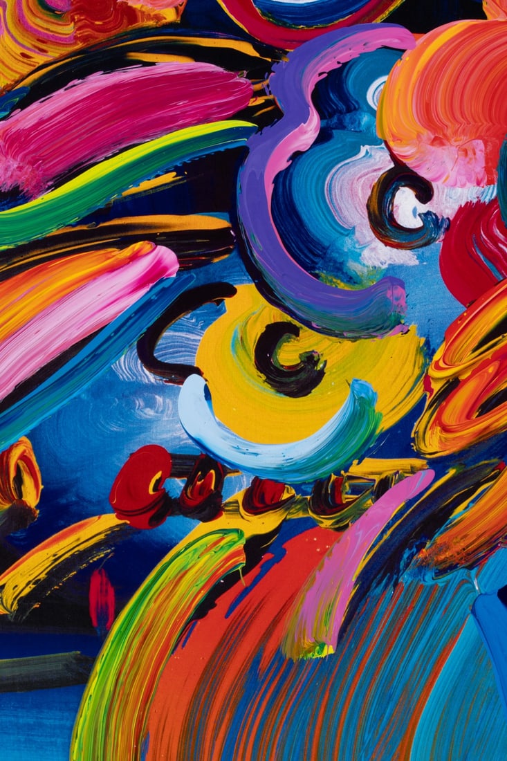 PETER MAX (BORN 1937) OFFSET LITHOGRAPH WITH ACRYLIC - 7