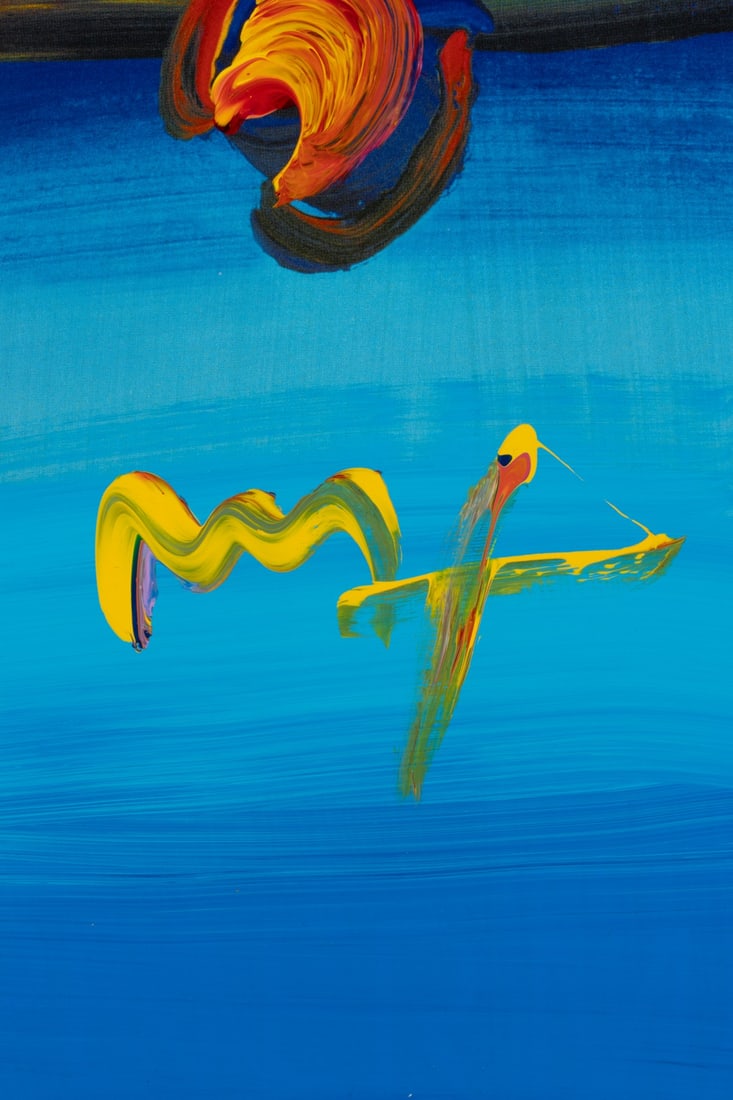 PETER MAX (BORN 1937) OFFSET LITHOGRAPH WITH ACRYLIC - 8