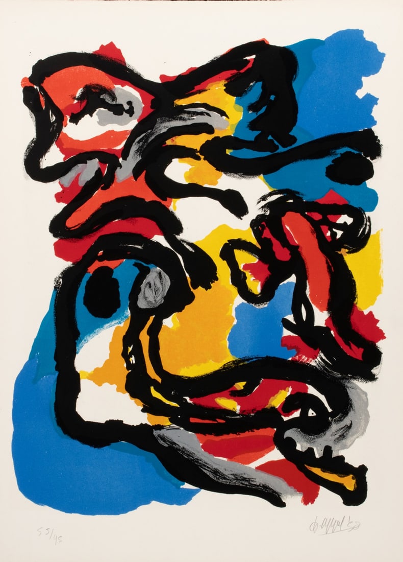 KAREL APPEL (1921-2006) PENCIL SIGNED LITHOGRAPH (1 of 13)