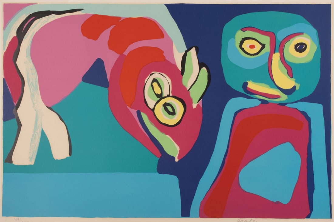 KAREL APPEL (1921-2006) PENCIL SIGNED LITHOGRAPH (1 of 10)