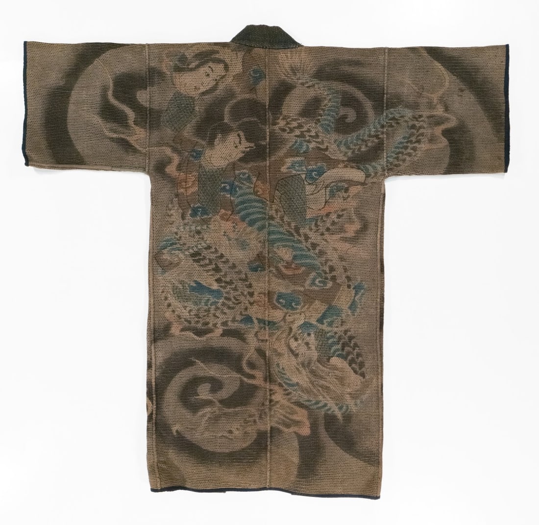 A MEIJI PERIOD JAPANESE FIREFIGHTING COAT, ADAIR ESTATE (1 of 3)