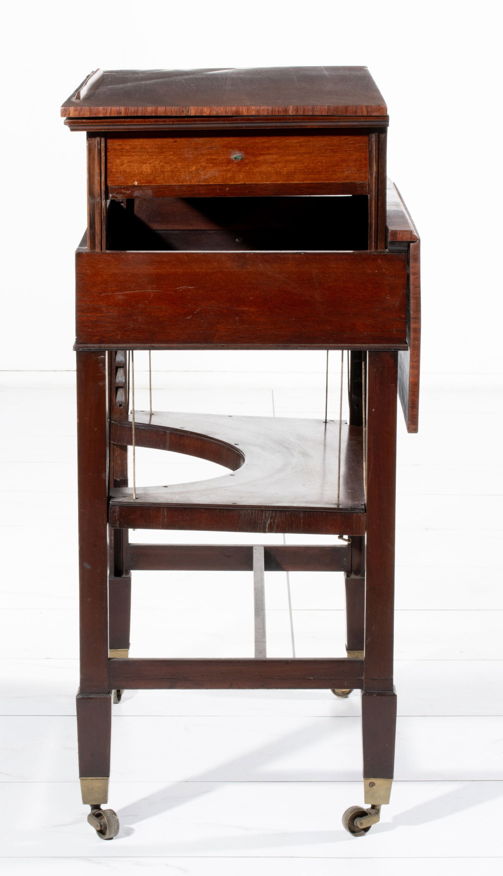 AN ADJUSTABLE 19TH CENTURY STANDING ARCHITECT'S TABLE - 4