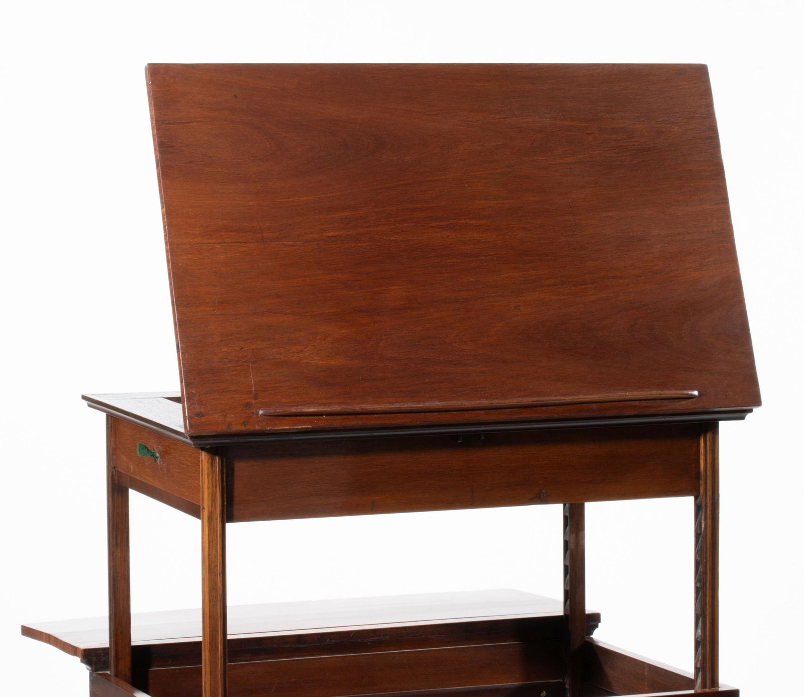 AN ADJUSTABLE 19TH CENTURY STANDING ARCHITECT'S TABLE - 7