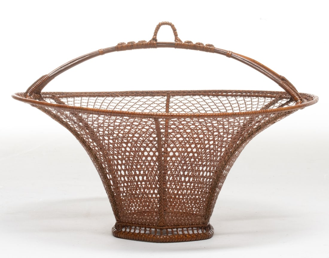 TANABE CHIKUUNSAI II WOVEN HANGING BASKET, ADAIR ESTATE (1 of 16)