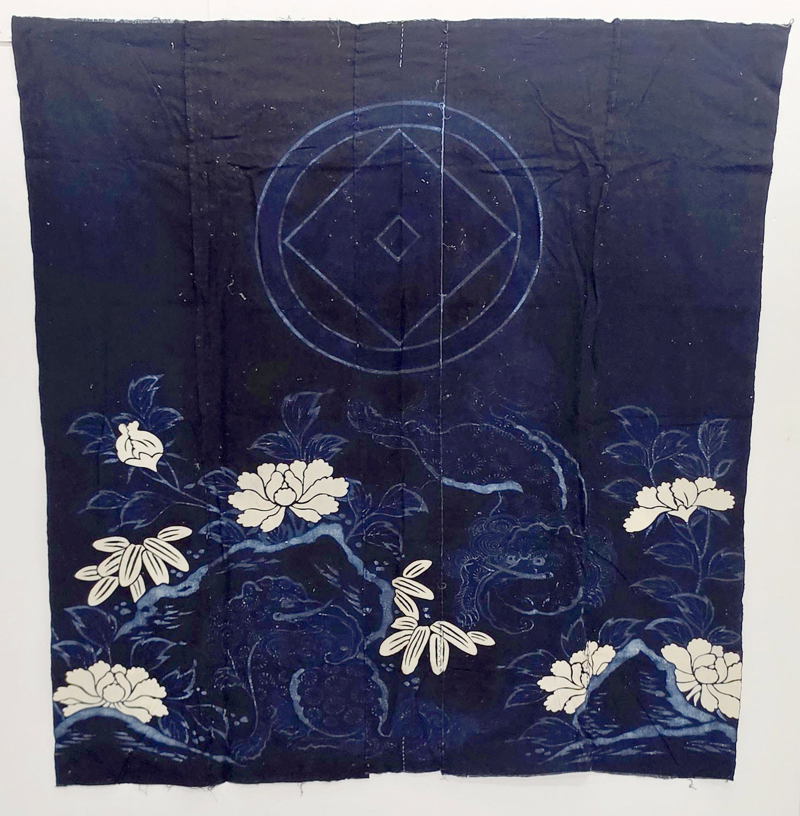 THREE JAPANESE STENCIL DYED TEXTILES - 2