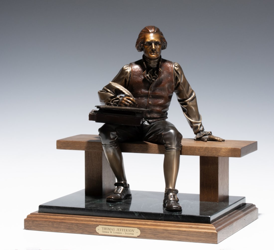 GEORGE W. LUNDEEN (NEBRASKA, B. 1948) BRONZE SCULPTURE (1 of 13)