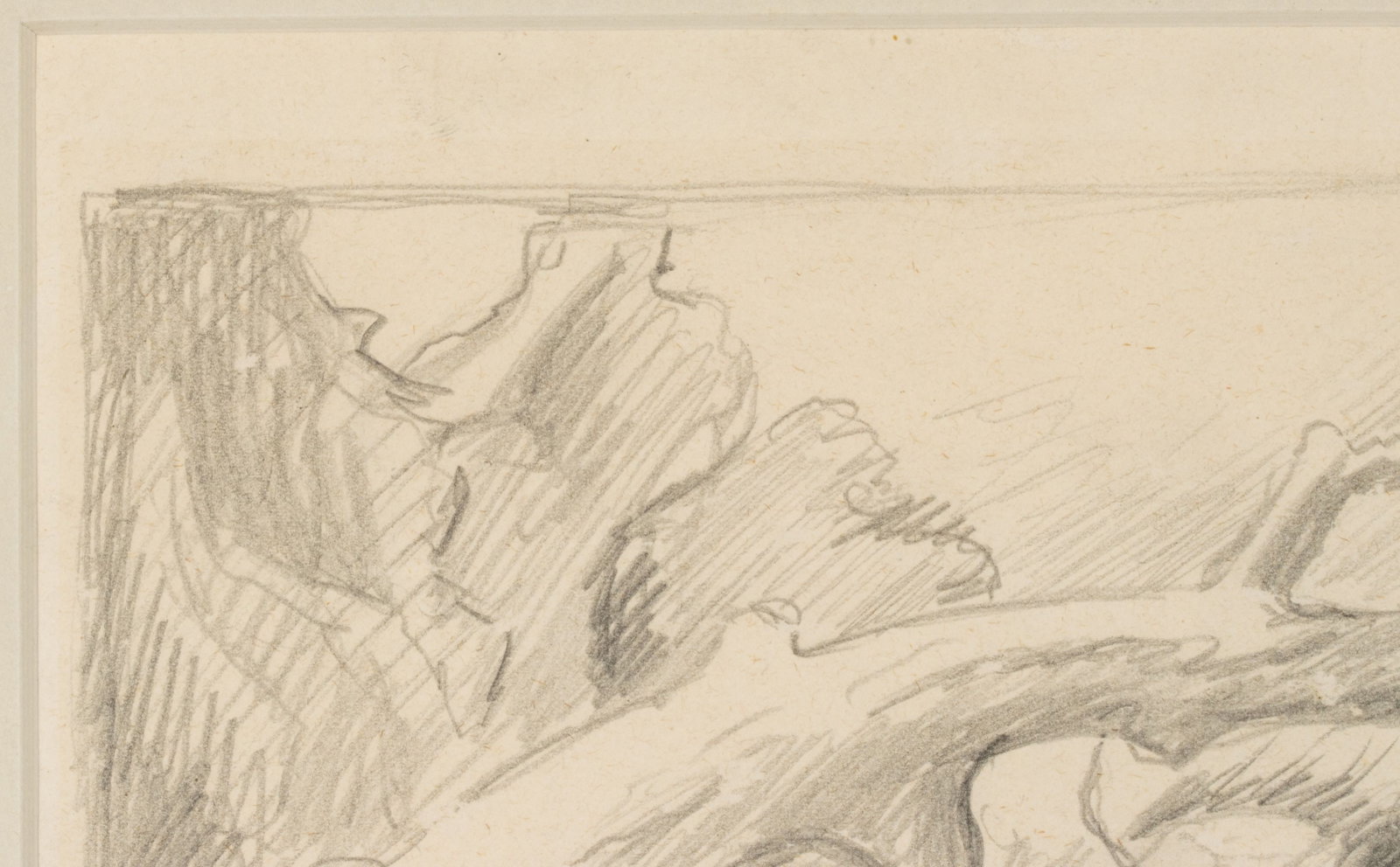 THOMAS HART BENTON: TWO UNSIGNED GRAPHITE STUDIES - 12