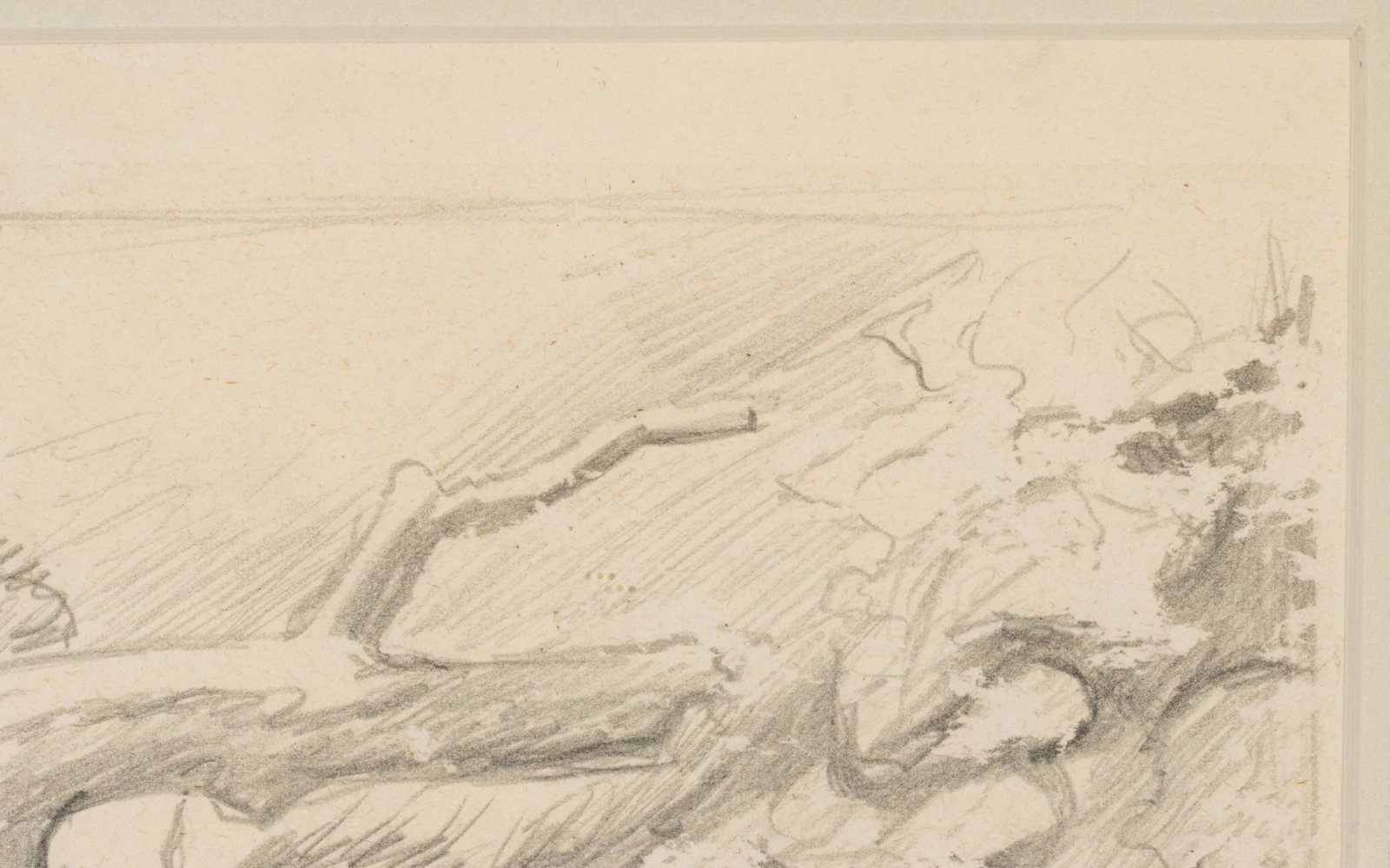 THOMAS HART BENTON: TWO UNSIGNED GRAPHITE STUDIES - 13