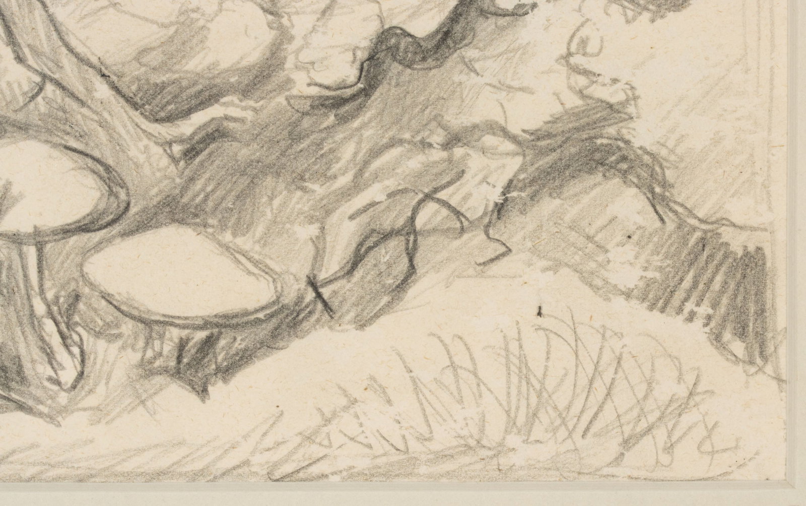 THOMAS HART BENTON: TWO UNSIGNED GRAPHITE STUDIES - 14