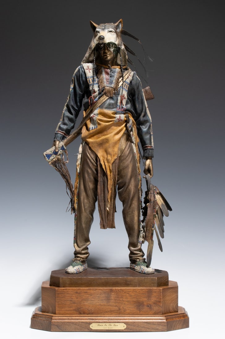 DAVE McGARY (1958-2013) ENAMELED BRONZE SCULPTURE (1 of 20)