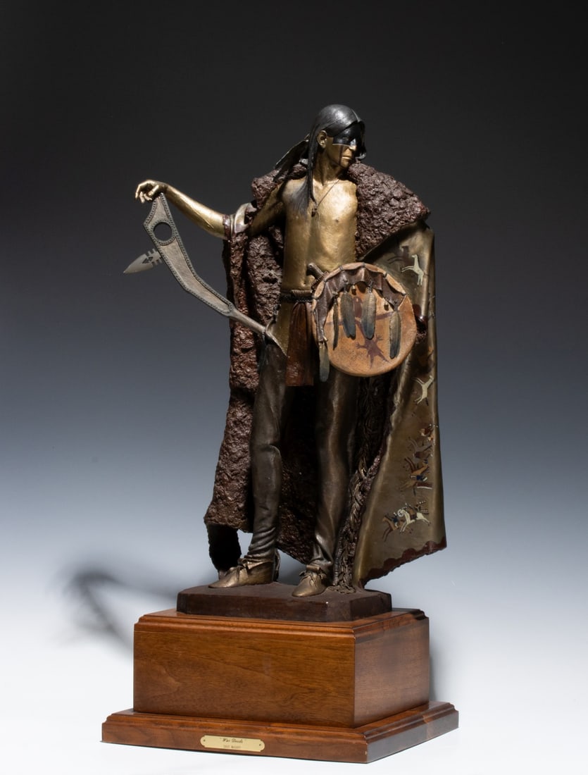 DAVE McGARY (1958-2013) ENAMELED AND PATINATED BRONZE (1 of 15)