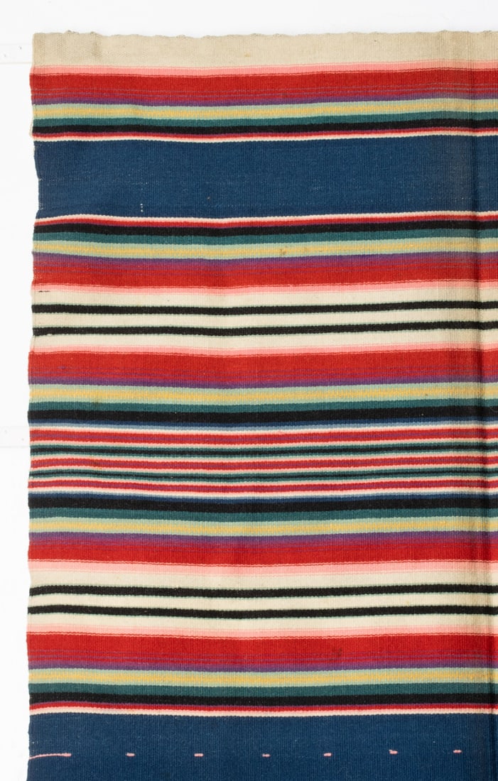 A MEXICAN SALTILLO-STYLE SERAPE - 12