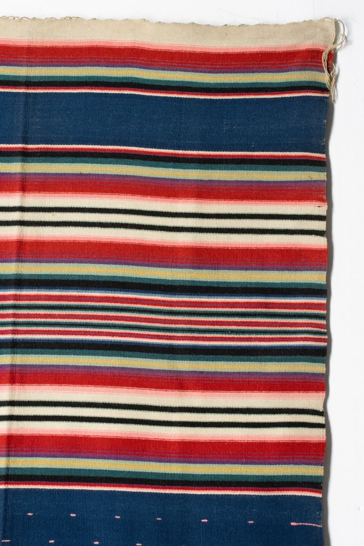 A MEXICAN SALTILLO-STYLE SERAPE - 3