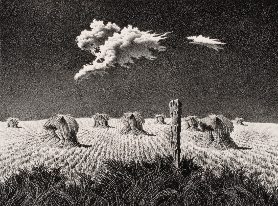 JOHN ROGERS COX (1915-1990) PENCIL SIGNED LITHOGRAPH (1 of 10)