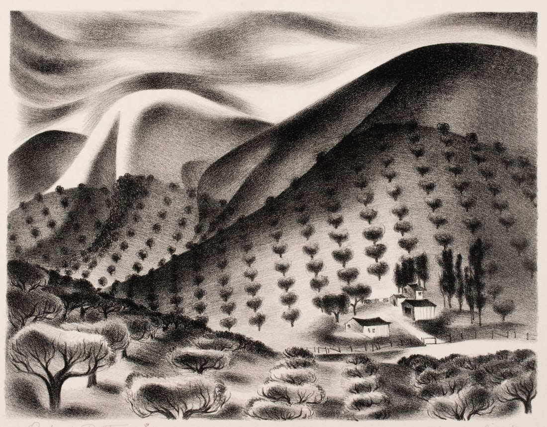 MARY HENRY (1913-2011) RARE EARLY PENCIL SIGNED LITHO (1 of 12)