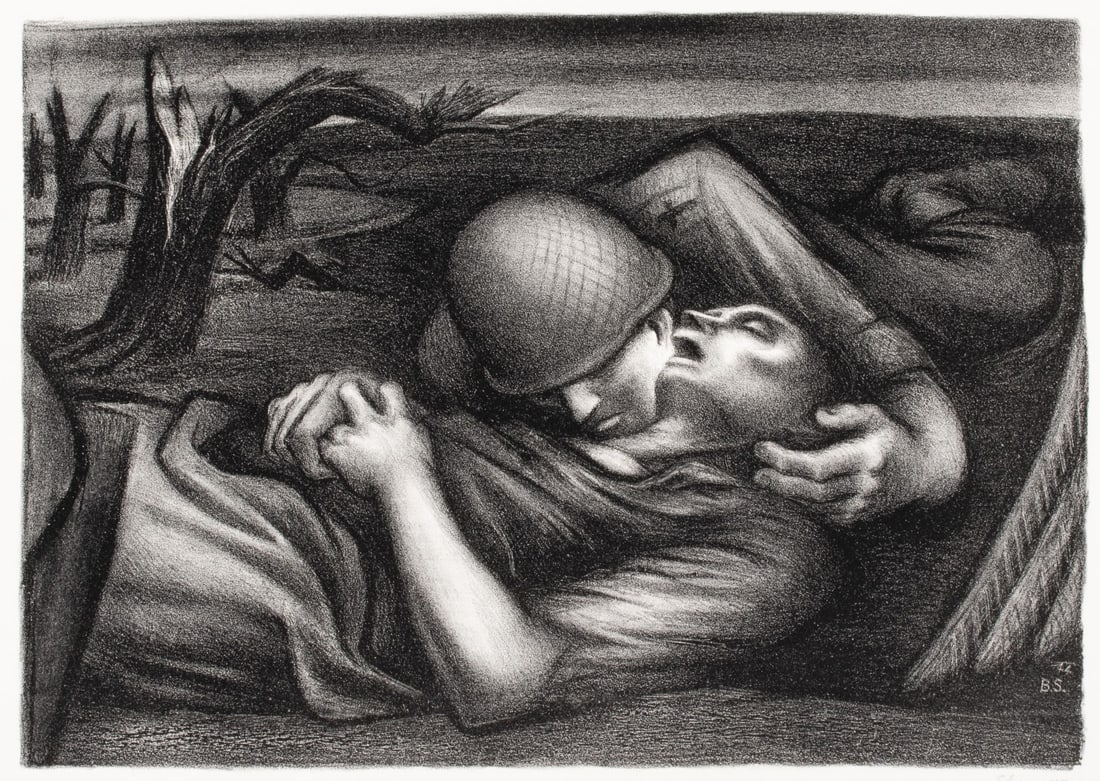 BENTON SPRUANCE (1904-1967) PENCIL SIGNED LITHOGRAPH (1 of 9)