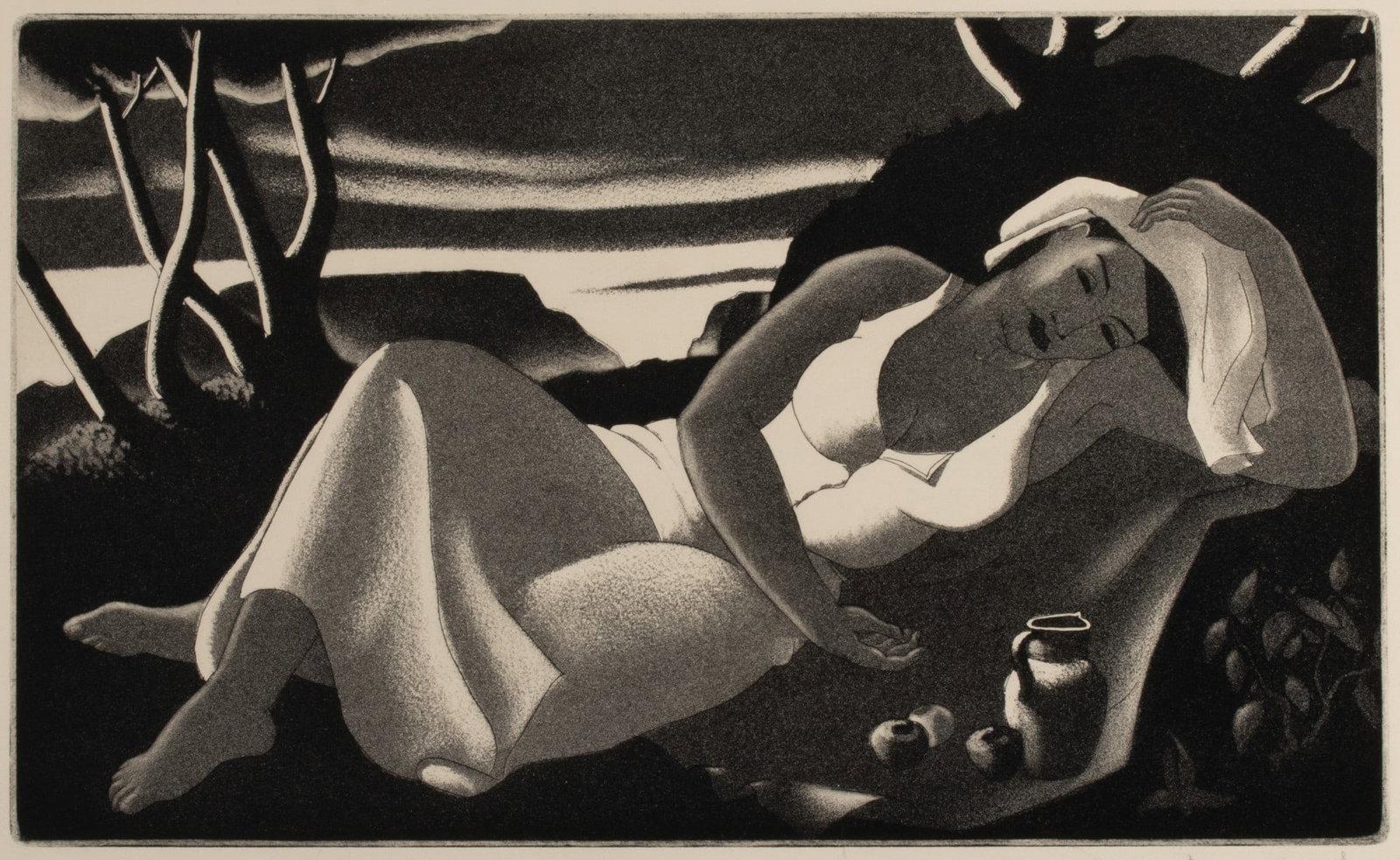 DOEL REED (1895-1985) 1941 ETCHING WITH AQUATINT (1 of 11)