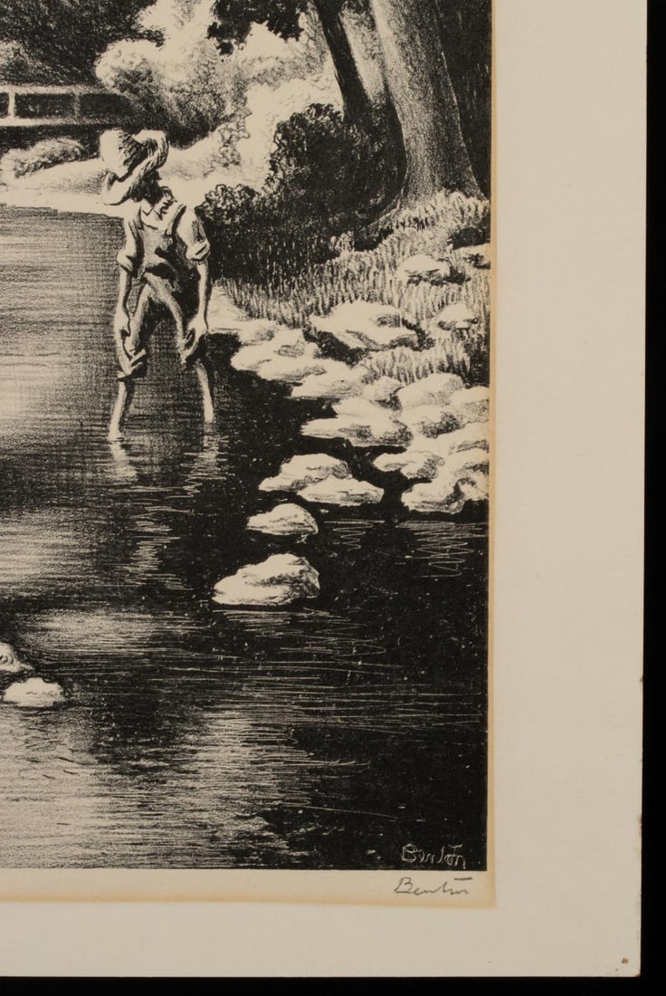 TWO OFFSET LITHOGRAPHS AFTER THOMAS HART BENTON - 6