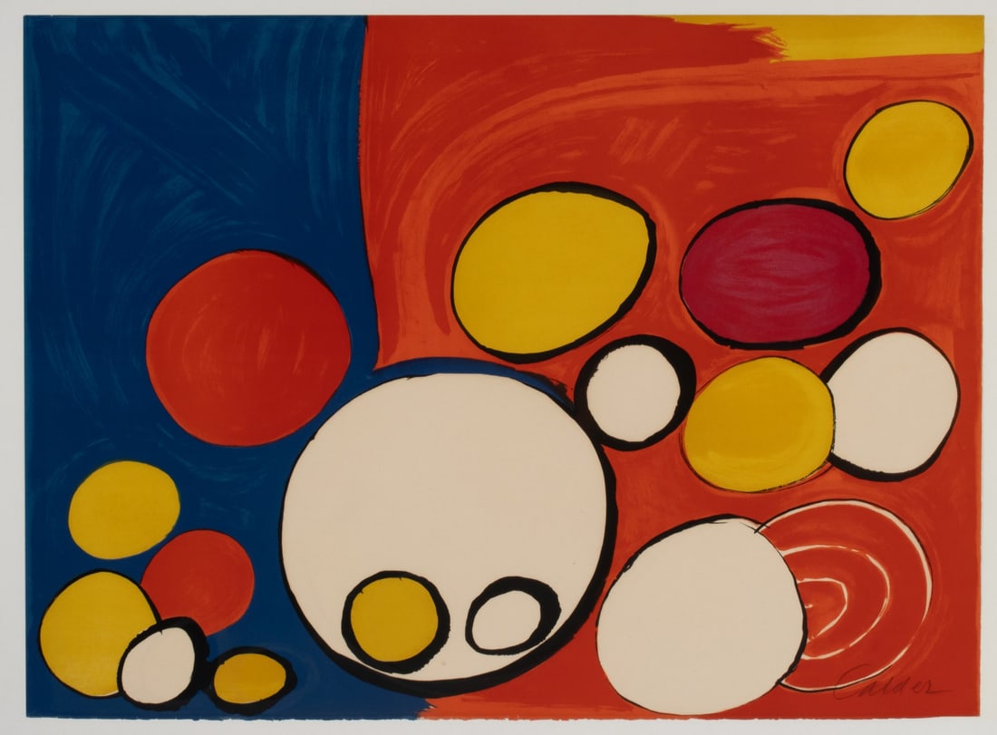ALEXANDER CALDER (1898-1976) PENCIL SIGNED LITHOGRAPH (1 of 11)