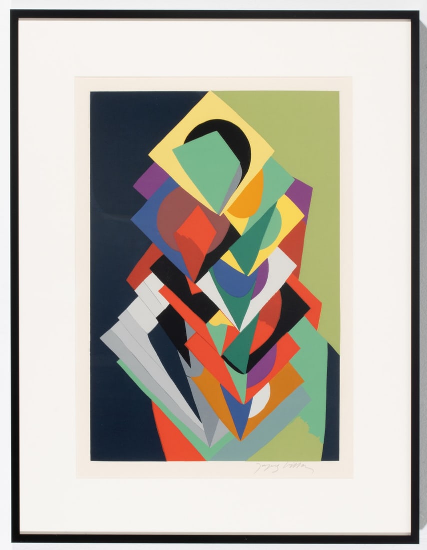 JACQUES VILLON (1875-1963) PENCIL SIGNED SERIGRAPH - 2