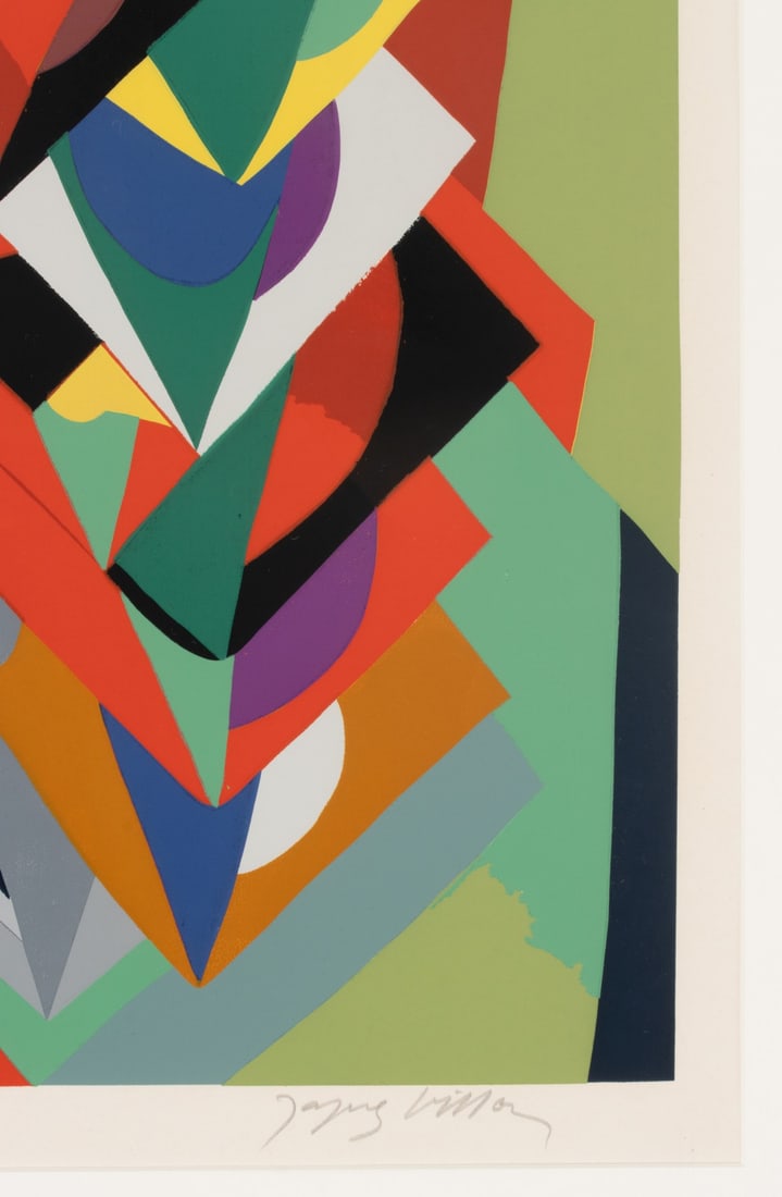 JACQUES VILLON (1875-1963) PENCIL SIGNED SERIGRAPH - 5