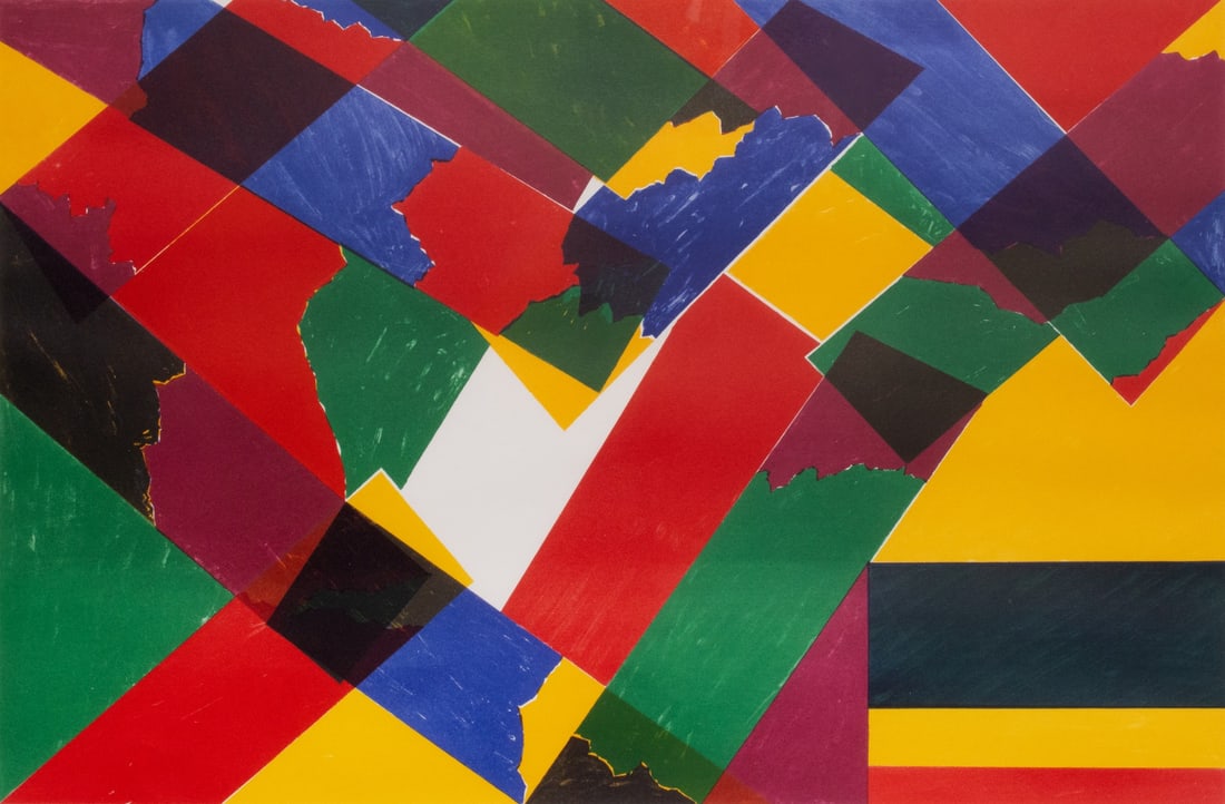 PIERO DORAZIO (1927-2005) PENCIL SIGNED LITHOGRAPH: Piero Dorazio (Italy, 1927-2005) Untitled 1968 The lithograph in colors is marked as an artist's proof and is signed by the artist in pencil below the image lower right. Marked with an Erker Presse bl
