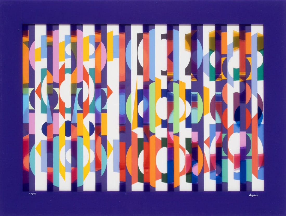 YAACOV AGAM (1928-2026) SIGNED INTERSPACEOGRAPH (1 of 17)