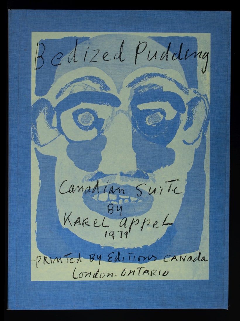 KAREL APPEL (1921-2006) 'BEDIZED PUDDING' PORTFOLIO: Karel Appel (1921-2006) Bedized Pudding (Canadian Suite) 1979 The hardcase portfolio ONLY, there are no lithographs, with numbered title page only artist's proof edition numbered XIII from the edition