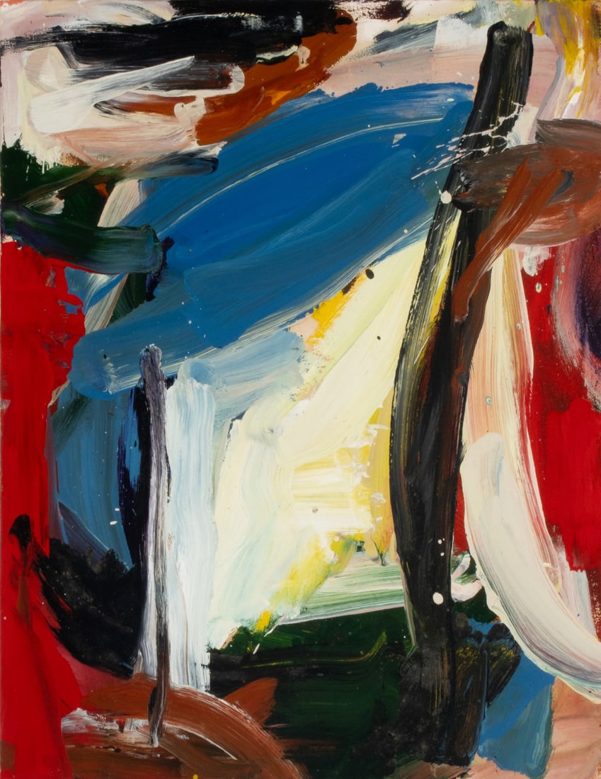 ROBERT SCHUSTER (BORN 1962) OIL ON ARTIST'S BOARD: Robert Schuster (Austria, Born 1962) 1988 Signed and dated verso on the medium. Canvas size measures 27.5 x 21.5 inches. Provenance: The estate of John Adair Jr. (1942-2025), founder and proprietor of