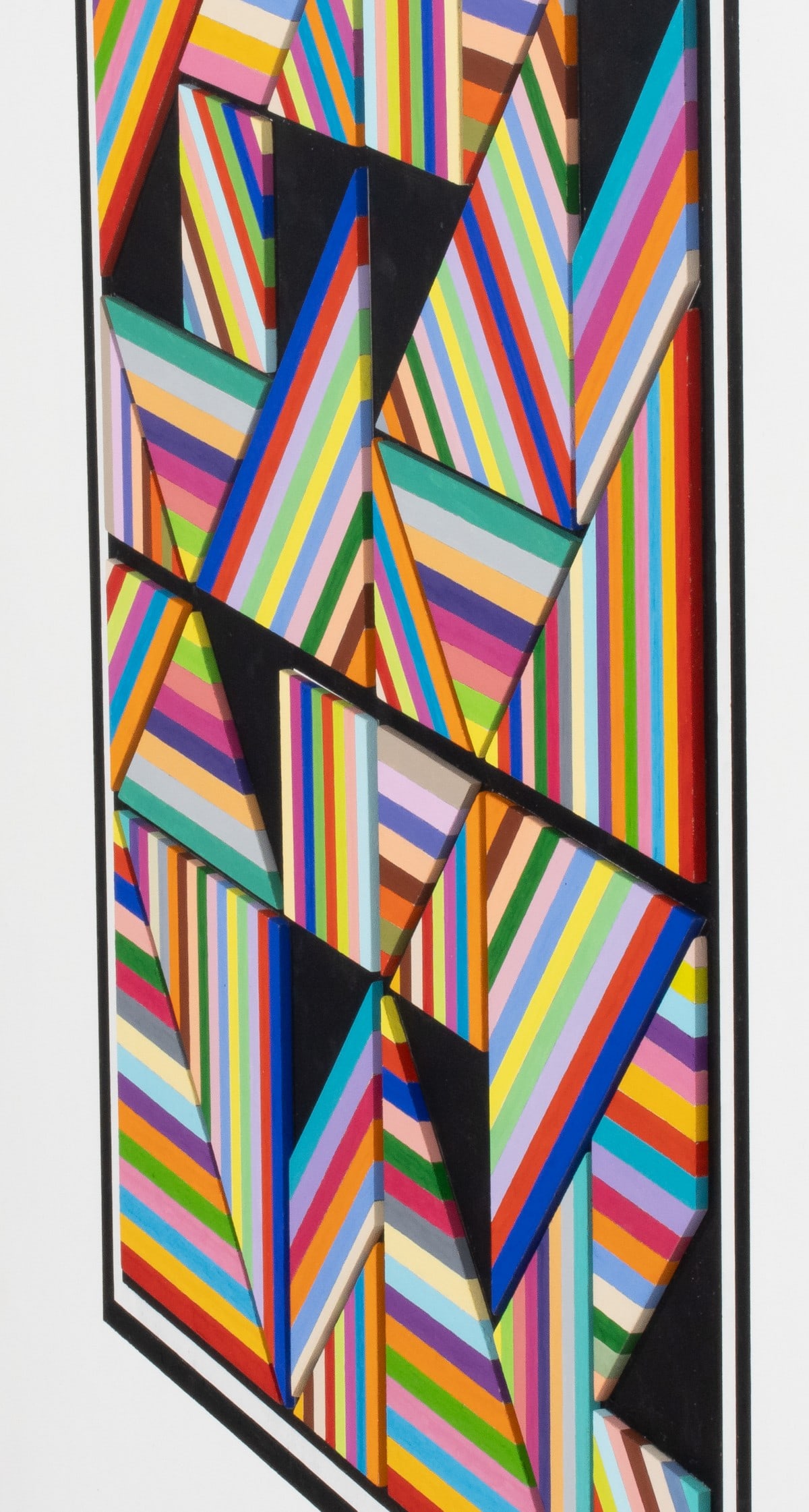 FRANKLIN VAN DAM ACRYLIC PAINTED ASSEMBLAGE ON PANEL - 11
