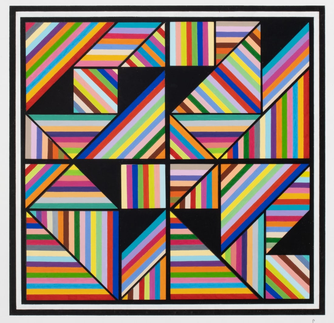 FRANKLIN VAN DAM ACRYLIC PAINTED ASSEMBLAGE ON PANEL (1 of 12)