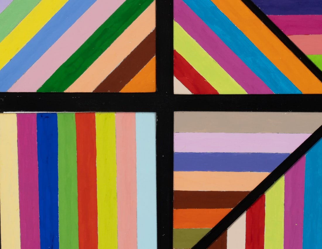 FRANKLIN VAN DAM ACRYLIC PAINTED ASSEMBLAGE ON PANEL - 7