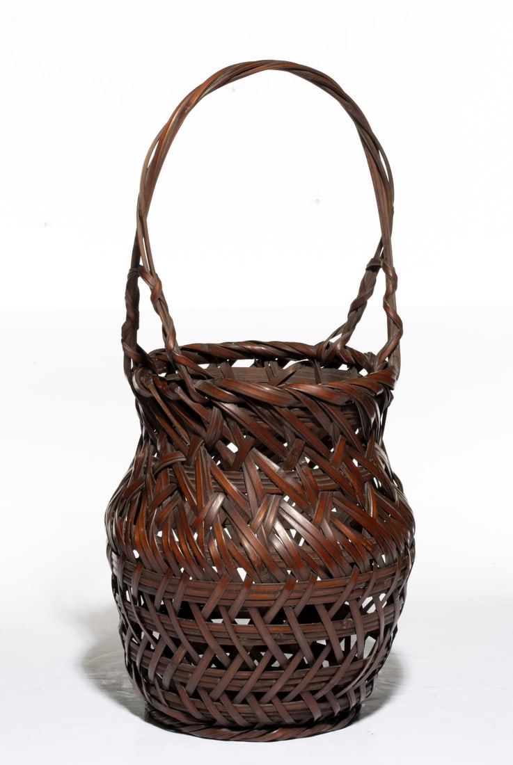 A JAPANESE BAMBOO BASKET FOR IKEBANA, ADAIR ESTATE (1 of 12)