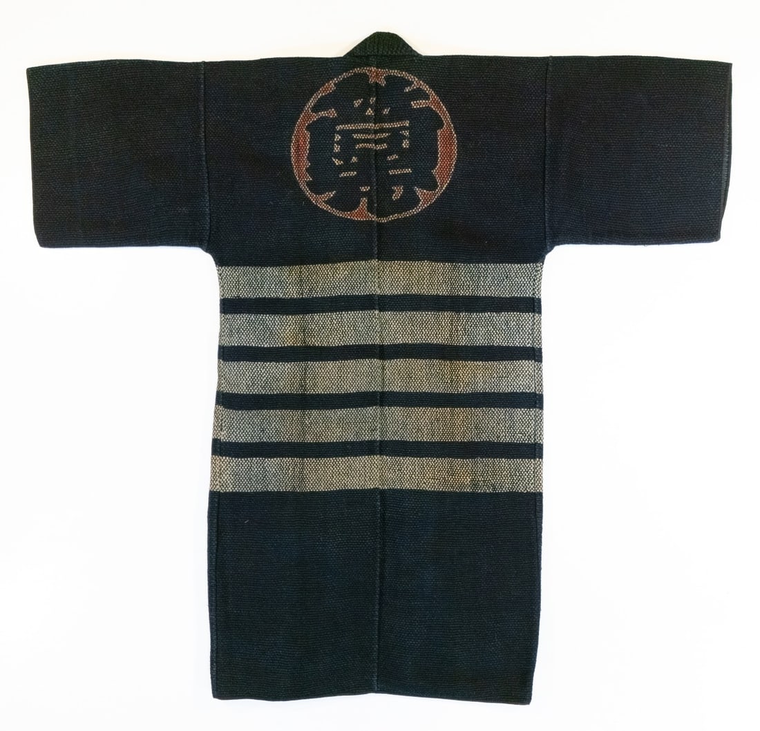 A THREE-COLOR JAPANESE FIREMAN'S COAT, ADAIR ESTATE (1 of 3)