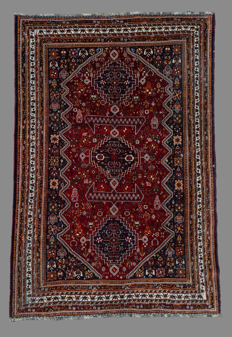 SHIRAZ RUG, SOUTH WEST PERSIA, THIRD QUARTER 20TH C (1 of 13)