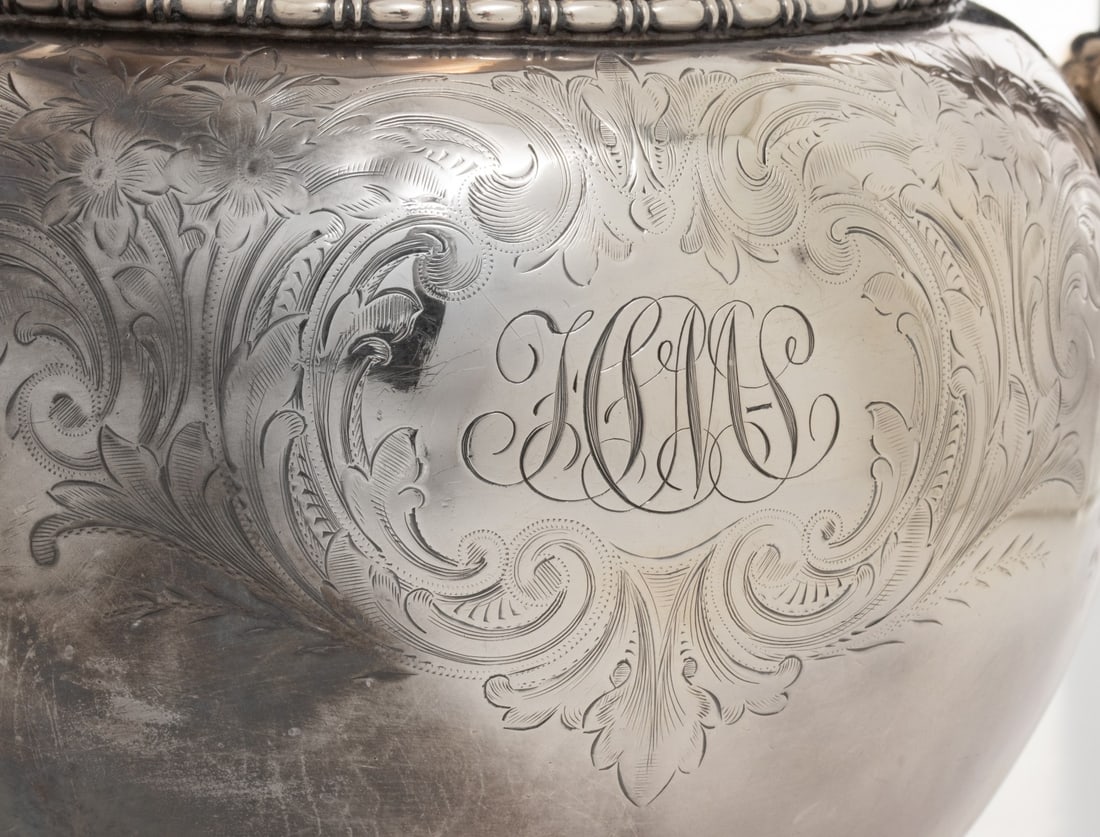 A STERLING SILVER PITCHER SIGNED THEODORE B. STARR - 5