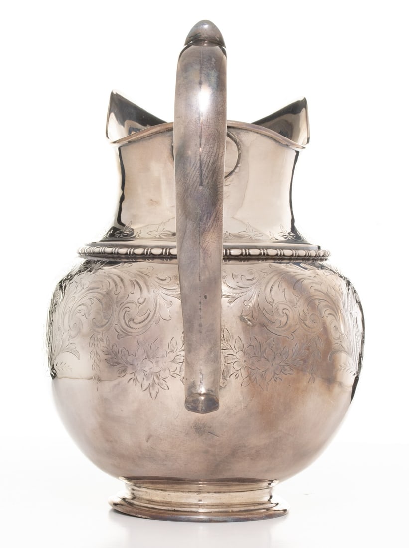 A STERLING SILVER PITCHER SIGNED THEODORE B. STARR - 6