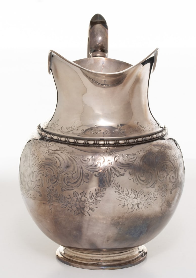 A STERLING SILVER PITCHER SIGNED THEODORE B. STARR - 7