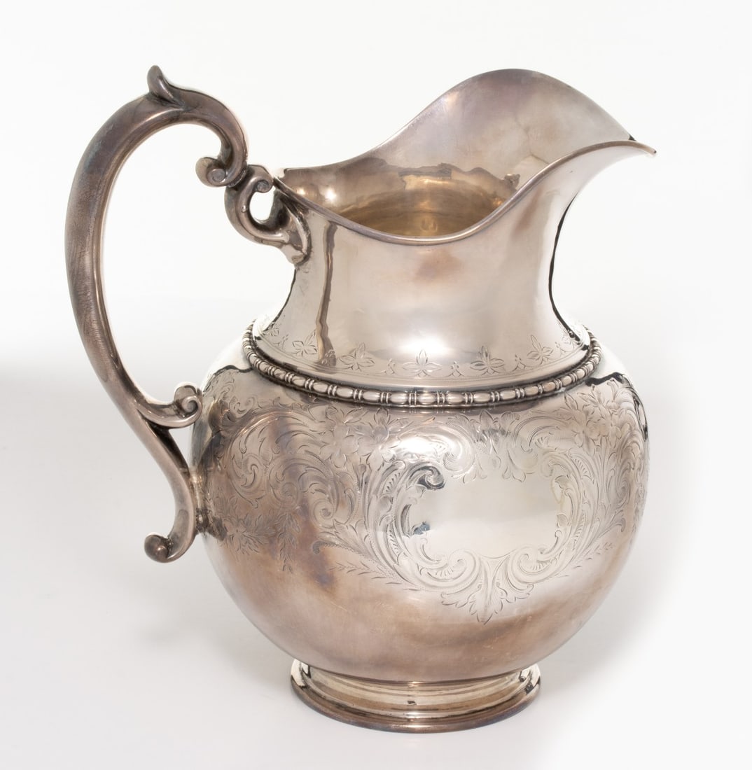 A STERLING SILVER PITCHER SIGNED THEODORE B. STARR - 8