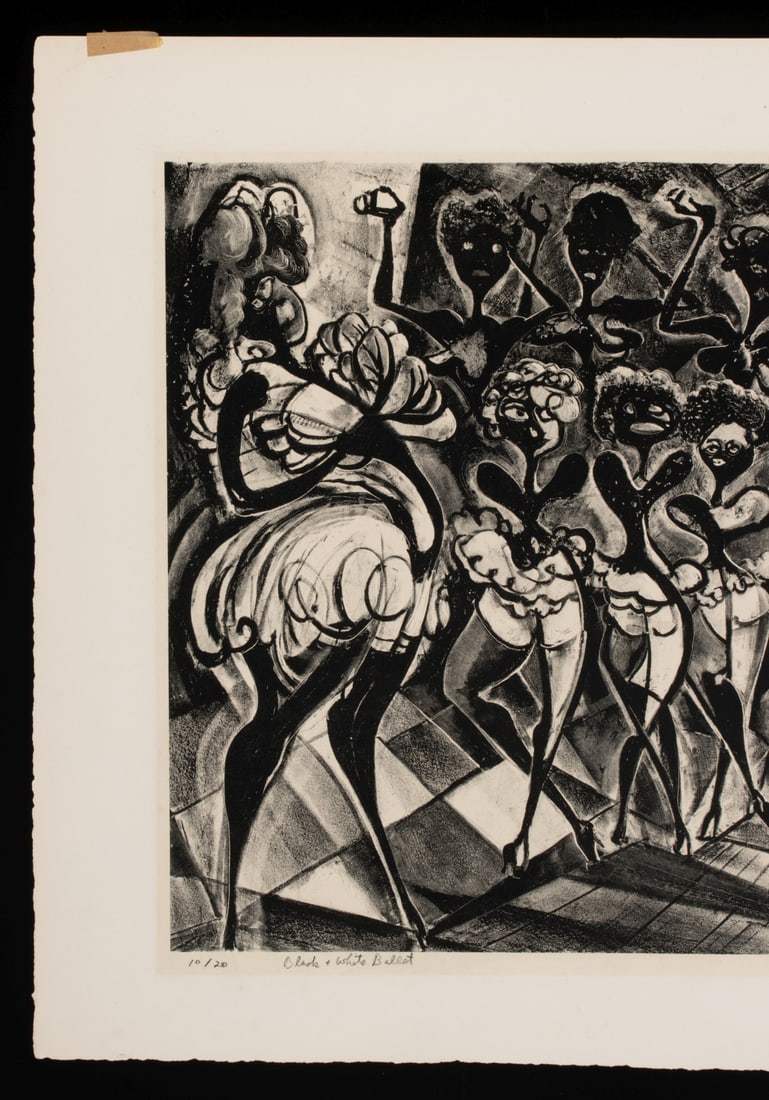 ADOLF DEHN: TWO UNSIGNED PAINTINGS, TWO SIGNED LITHOS - 11