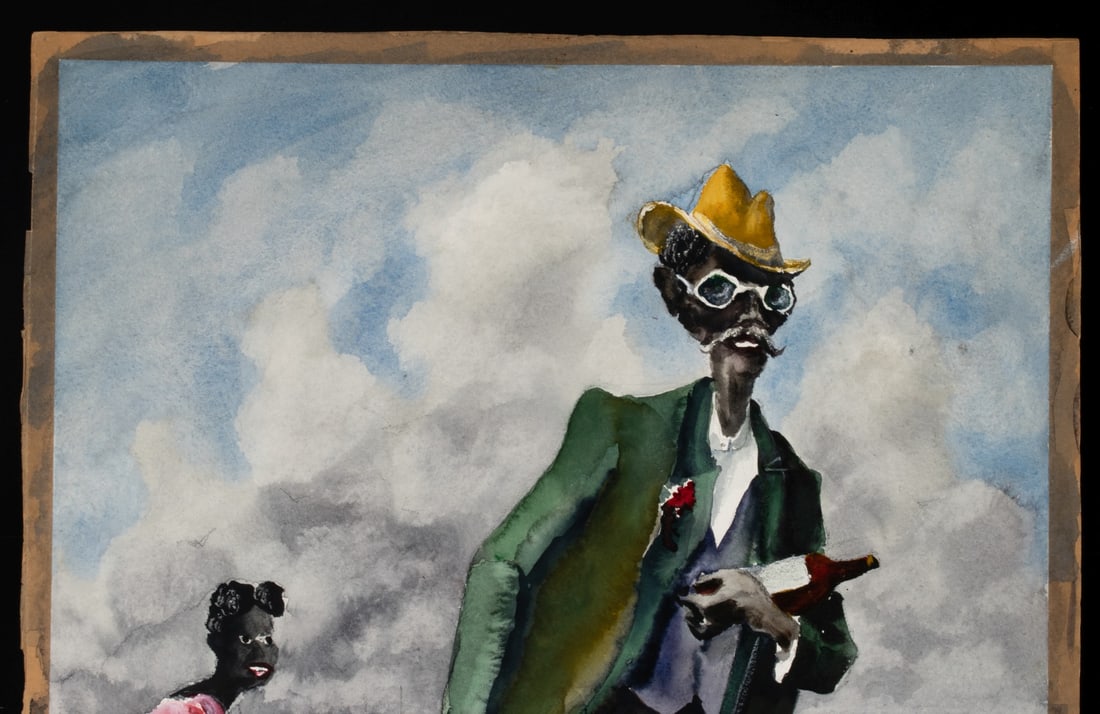 ADOLF DEHN: TWO UNSIGNED PAINTINGS, TWO SIGNED LITHOS - 2