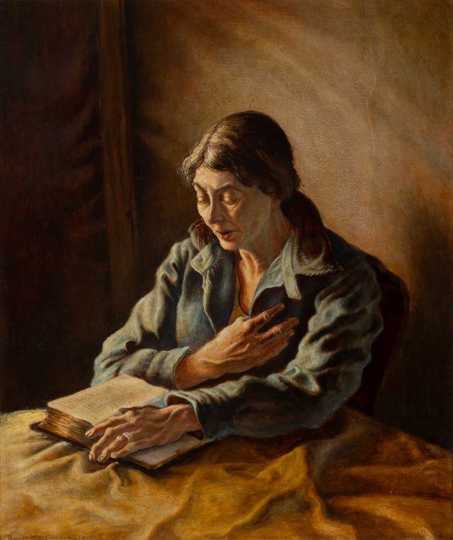 ROBERT MacDONALD GRAHAM (1919-2003) TEMPERA DATED 1941 (1 of 17)
