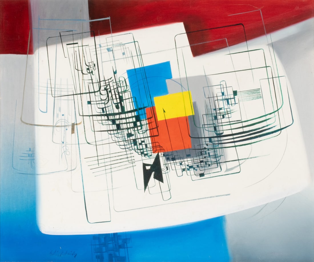 EDWIN FULWIDER (1913-2003) MID 20th C. OIL ON CANVAS (1 of 15)