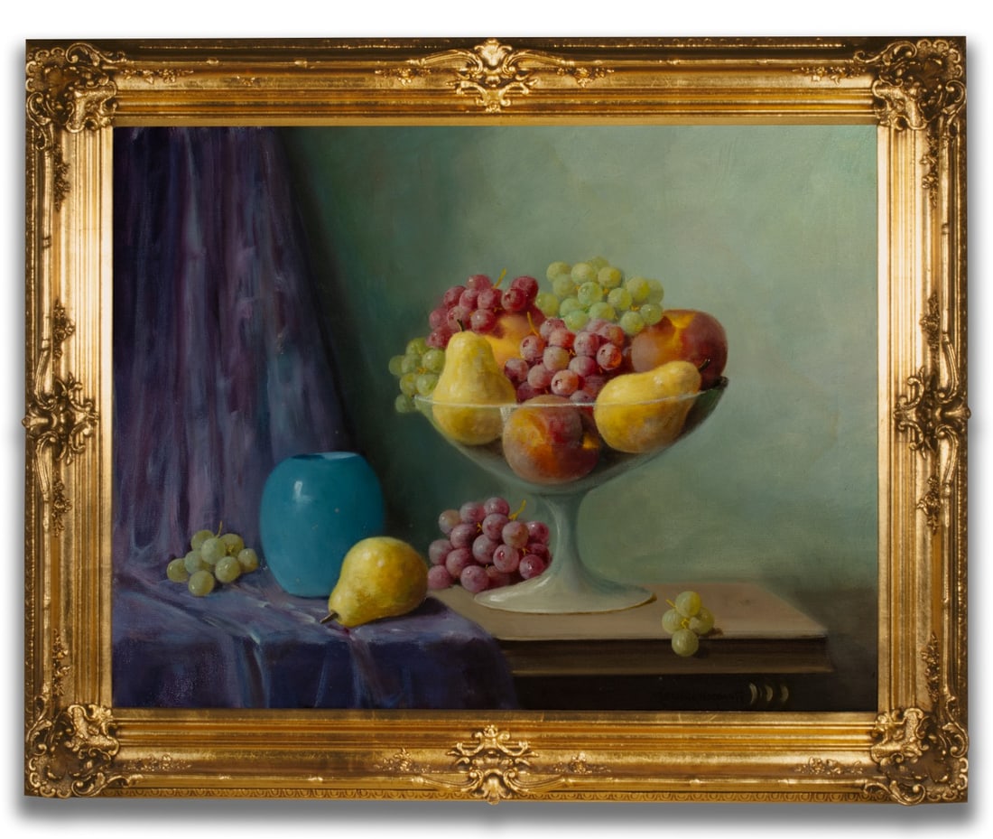 LEONARD WOODRUFF (OKLAHOMA 1880-1970) OIL ON CANVAS (1 of 10)