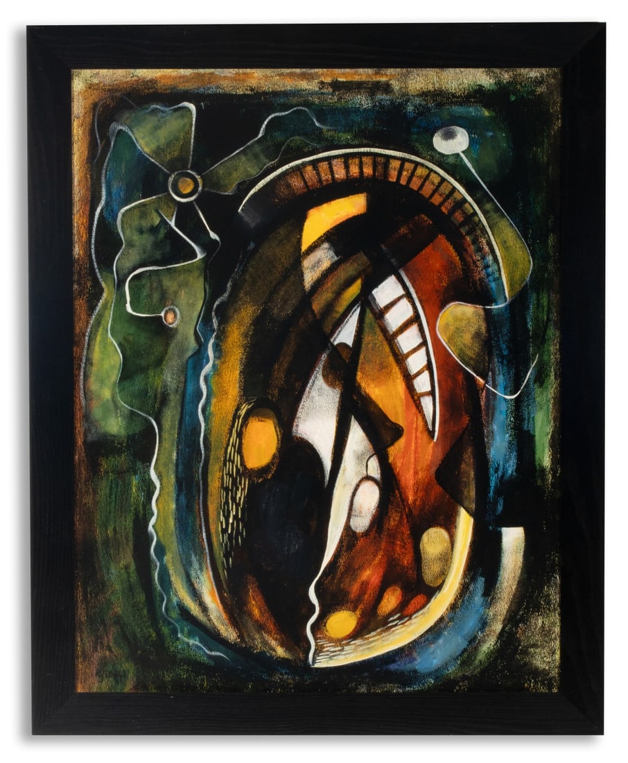 ROBERT J. WOLFF (1905-1977) BIOMORPHIC ABSTRACT (1 of 10)