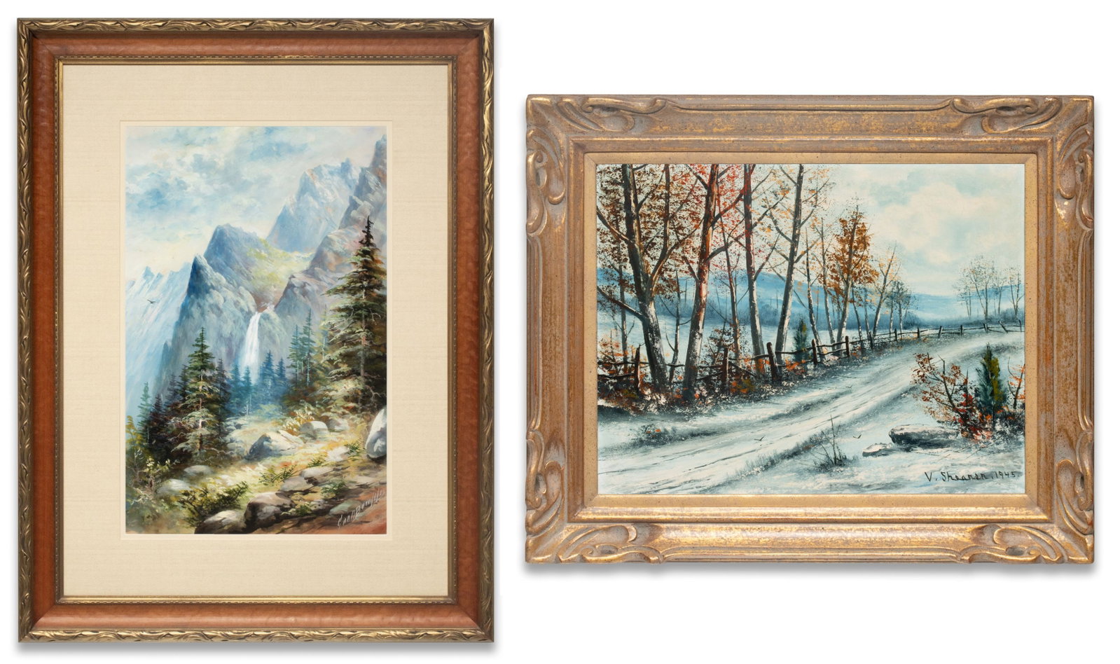 GEORGE BEARDSLEY AND VICTOR SHEARER PAINTINGS (2) (1 of 20)