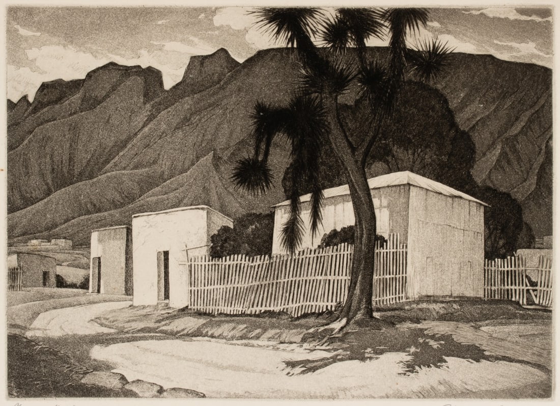 CHARLES CAPPS (1898-1981) PENCIL SIGNED ETCHING (1 of 11)