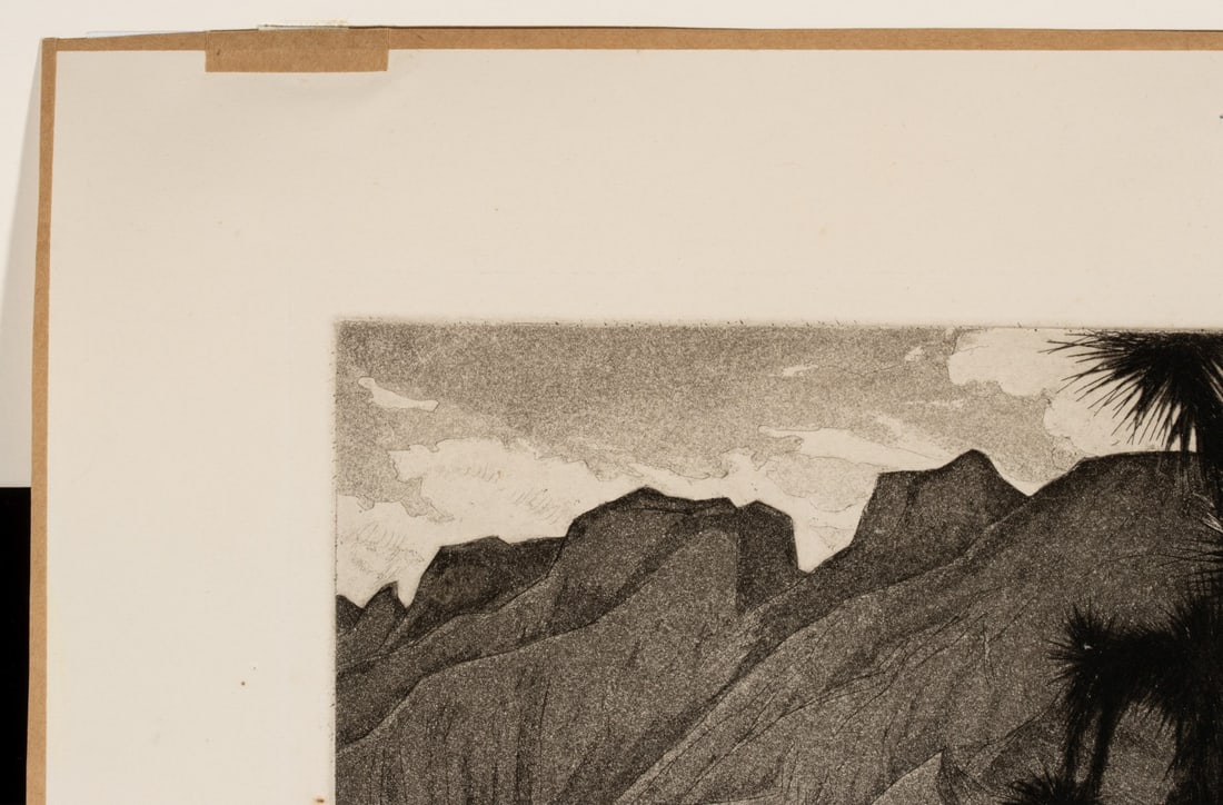CHARLES CAPPS (1898-1981) PENCIL SIGNED ETCHING - 3
