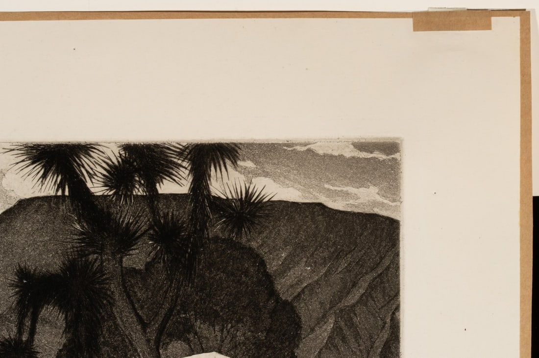 CHARLES CAPPS (1898-1981) PENCIL SIGNED ETCHING - 4